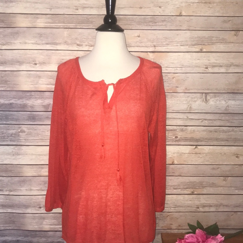 Skies are Blue Red Top size XL